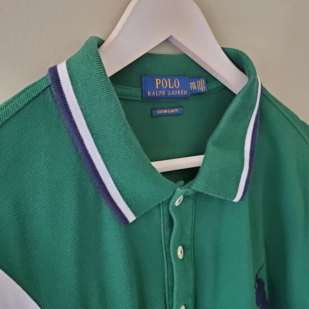 Polo Ralph Lauren XXL Old Money  Equestrian Crest Large Pony Preppy Rugby Polo